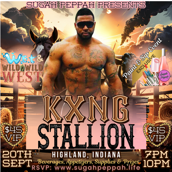 Wet and Wild, Wild, West Exotic Paint & Sip Event